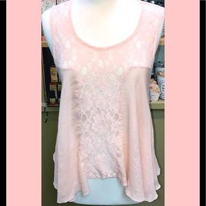 Light Pink Lace Top